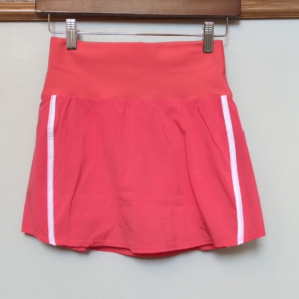 NWT Women's S JoyLab Coral 🪸 Pink Skort Athletic Skirt Built In Shorts Sporty ☀